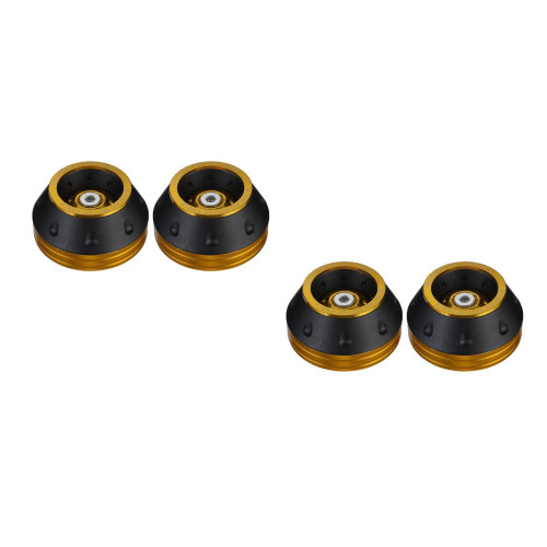 4Pièces Capuchon Anti Collision Fourche Alliage