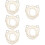 5Pièces Sac Perles Beige Métal Remplacement Pour Sac À Main 1