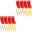 8Pcs Universal Red Metal Fire Extinguisher Wall Hook Mounting Kit 1