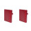 2Pièces Téléphonique Rouge Résistant Et Portable 1
