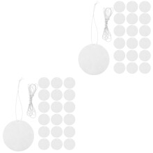 2Ensembles Kits Ronds En Feutre Pour DIY Fraîcheur D'air Sublimation