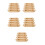 20Pièces Petits Modèles De Voiliers En Bois Khaki Décor Compact 1