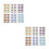 Autocollants Yeux Temporaire Gradient 1