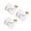9Pcs Heart Foam Cake Dummies White Portable Baking Practice Props 1