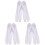 3Paires Blanches Japonaises Tabi Doigts Confortables 1