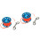 2Sets Technical Diving Finger Spool Blue Lightweight Aluminum Reel 5