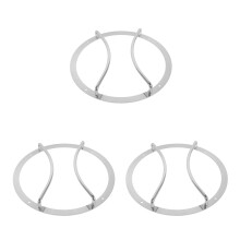 3Pièces Grill 8 Métal Pour Haut-Parleurs Argent Protection