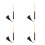 4Pièces Ouvre-Enveloppes Bambou Pour Papier De 1