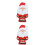 2Pièces Pinata Rouge Forme Père Noël Décorations De 1