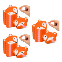 150Pièces Gommes Renard Orange Tpr Pour Croquis Et Usage Scolaire
