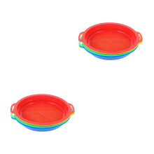 8Pièces Tamis Sable Enfants Tamisage Jardin Couleurs Variées Durable