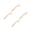 4Pcs Ergonomic Wood Pottery Shaping Tools Chocolate Tone for 5