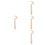 4Pcs Ergonomic Wood Pottery Shaping Tools Chocolate Tone for 6