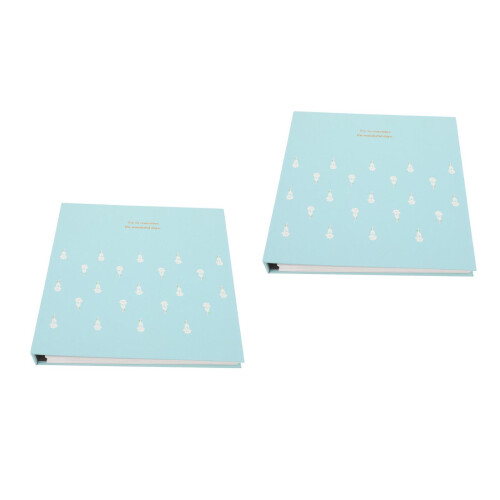 2Pièces Carnet Floraux Papier Vert Pour Stockage