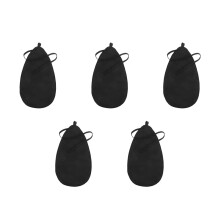5Pièces Chiffons Tissu Noir Pour Nettoyer Intérieur De Piano