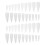 2000Pièces Tips Ongles Classe Plastique Transparent Slim DIY 3