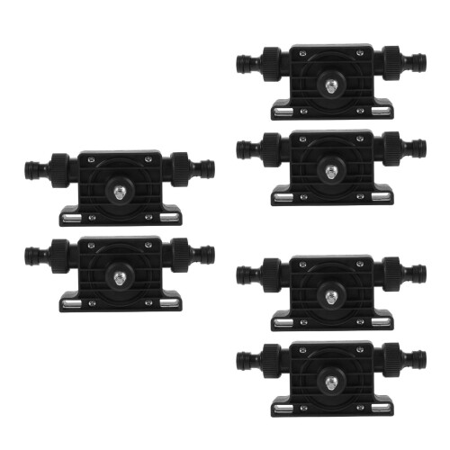 6Pièces Électrique Perceuse Autoamorçante Noire Métal