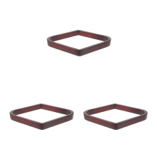 3Pièces Porte-Boules Billard Bois Roux Design 9 Boules