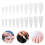 2000Pièces Tips Ongles Classe Plastique Transparent Slim DIY 10