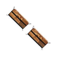 2Pièces Porte-Ustensiles Bois Naturel Café Pour Cuisine Bureau