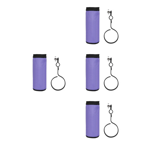 4Pièces Sac De Rangement Percussion Violet Pratique