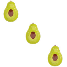 3Pièces Plats Dessert Céramique Avocat Vert Clair Pour