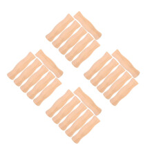 24Pièces Seau En Bois Beige Ergonomique Pour Bricolage