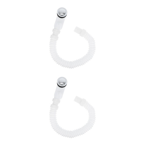 2Pièces Tuyau Siphon Réglable Avec Anti-Retour
