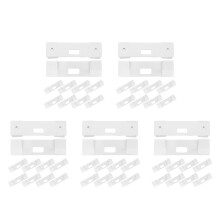50Pièces Kit Réparation Volets Verticaux Métal Argent Usage