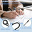 50Pcs Black Plastic Silicone Pen Lanyard Spring Rope Anti-Lost Tether 7