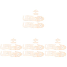 8Pièces Supports En Bois Beige Pour Tricotés, Accessoires DIY