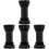 4Pièces Boîtier De Pédalier Pièce Aluminium Noir 1