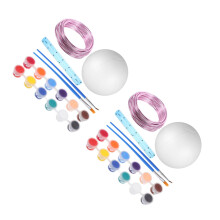 2Ensembles Globe En Mousse Pour Projets Artistiques Enfants