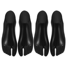 2Paires Mannequins Pieds PP Présentoir Chaussures