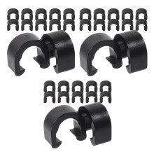 120Pièces Colliers De Serrage En Noir Clip C Pour Câble