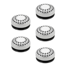 5Pièces Couvercle De Fourche Aluminium Argenté Protection Durable