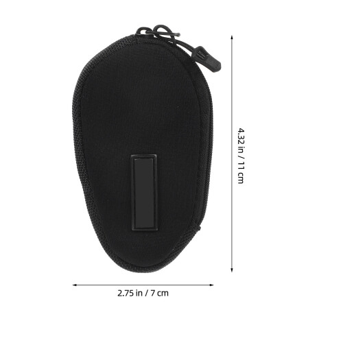2Pcs Practical Black Saxophone Mouthpiece Storage Pouch for Travel 1