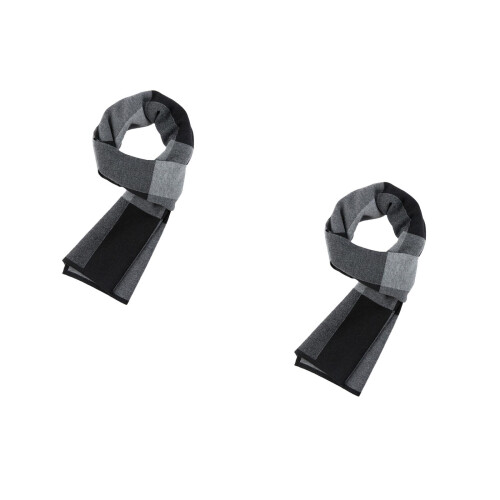 2Pièces Écharpes Hiver Plaid Coloré Design Stylé Confortable