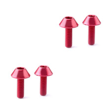 8Pièces Vis Cyclisme Aluminium Accessoire Décoratif