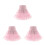 3Pièces Rose Courte Cerceau Pour Cosplay Et Danse 4