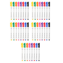 40Pièces Stylos Tissu Portable Plastique Idéal Cadeau