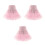 3Pièces Rose Courte Cerceau Pour Cosplay Et Danse 7