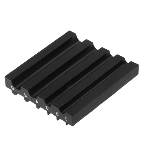 2Pièces Outil Cuir Acier Noir Guide Aiguiseur Bricolage 2
