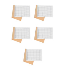 5Pièces Cahier De Comptabilité Multi Pour Gestion Budget Et