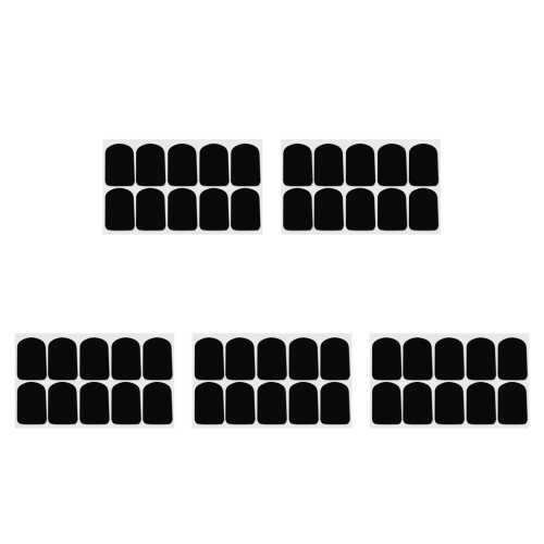 Patchs En Silicone Noir Pour Embouchures Saxophone À Domicile