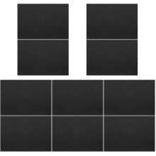 10Pièces Plaques Aluminium Noires Rigides Pour Bricolage Industrie
