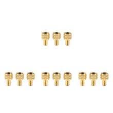 12Pièces Embouts Valve Cuivre Camion Pour Gonflage Rapide