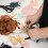 5Pièces Chaussures Dorées En PU Miniature Pour Accessoires 5