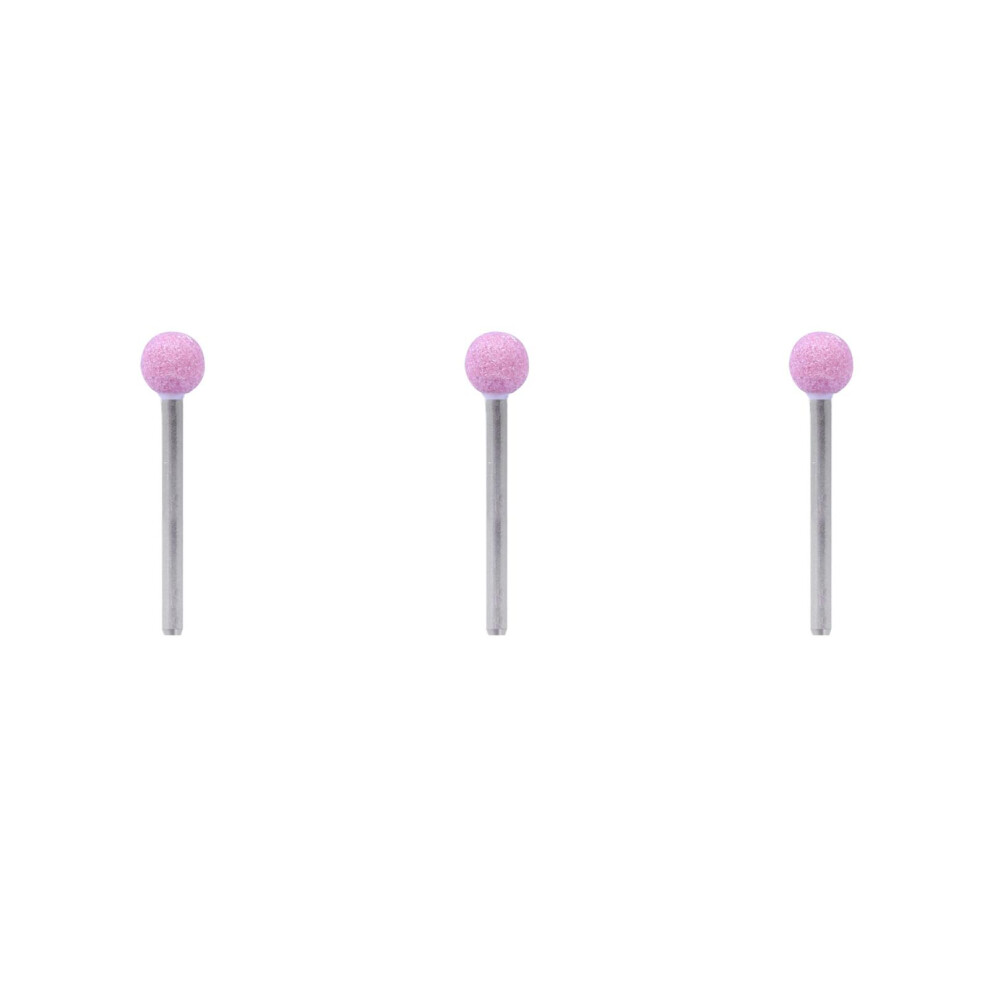 Iplusmile Pink 3Pcs Nail Drill Heads For Manicure Nail Grinding And Buffing Tool