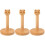 3Pièces Support Rouleau Papier Bois Durable Couleurs Variées Maison 3
